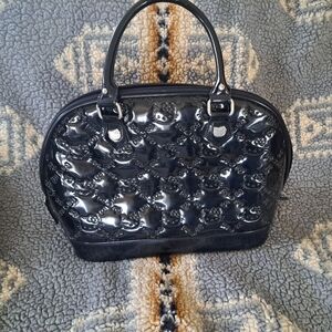 Hello Kitty Loungefly Y2K Tote Patent Leather Kitty Embossed Bag W Handles